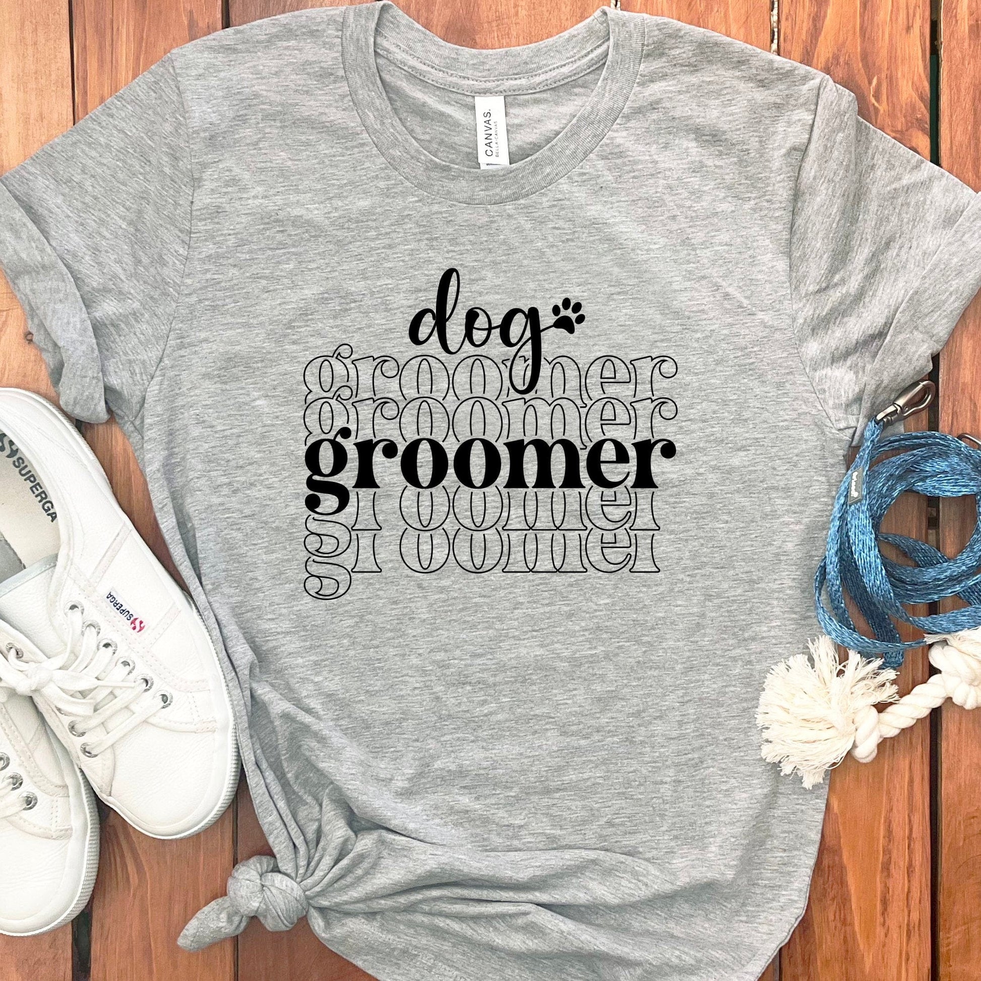 Dog Groomer Themed Graphic Tee Shirt product