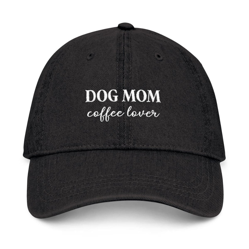 Dog Mom Coffee Lover Hat in Black / One size by Puppy Jo