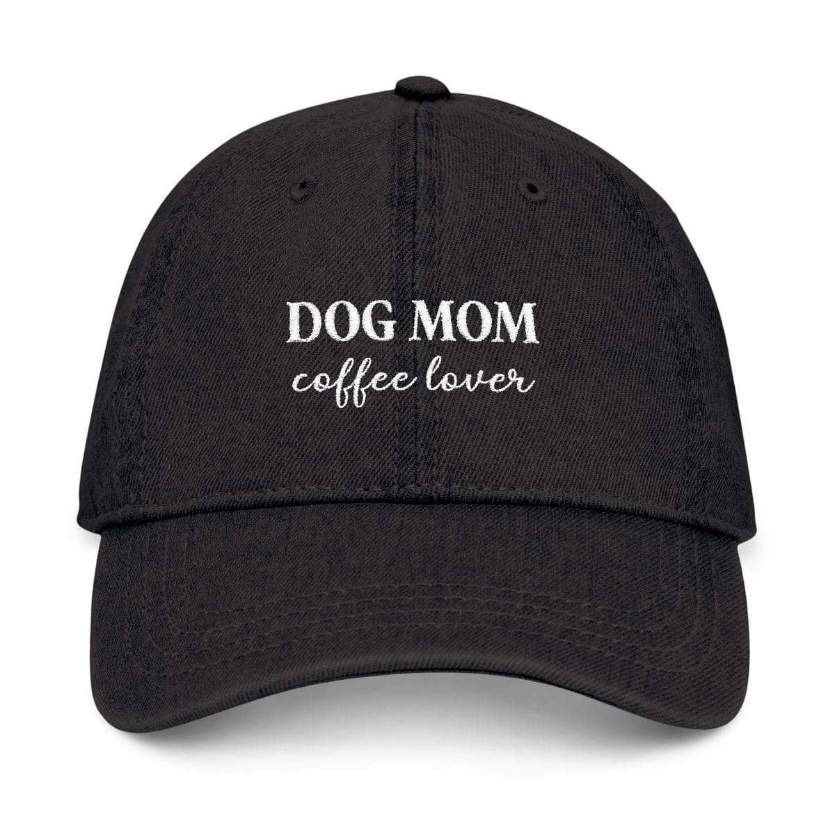 Dog Mom Coffee Lover Hat in Black / One size by Puppy Jo