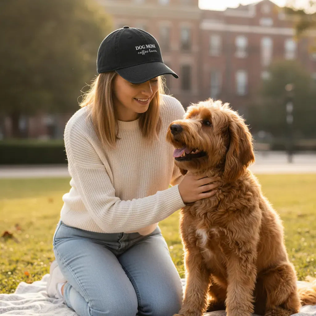 Dog Mom Coffee Lover Hat in by Puppy Jo