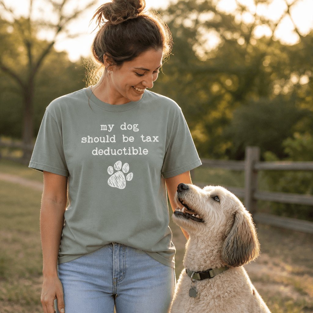 Dog Tax Signature T-Shirt in by Puppy Jo