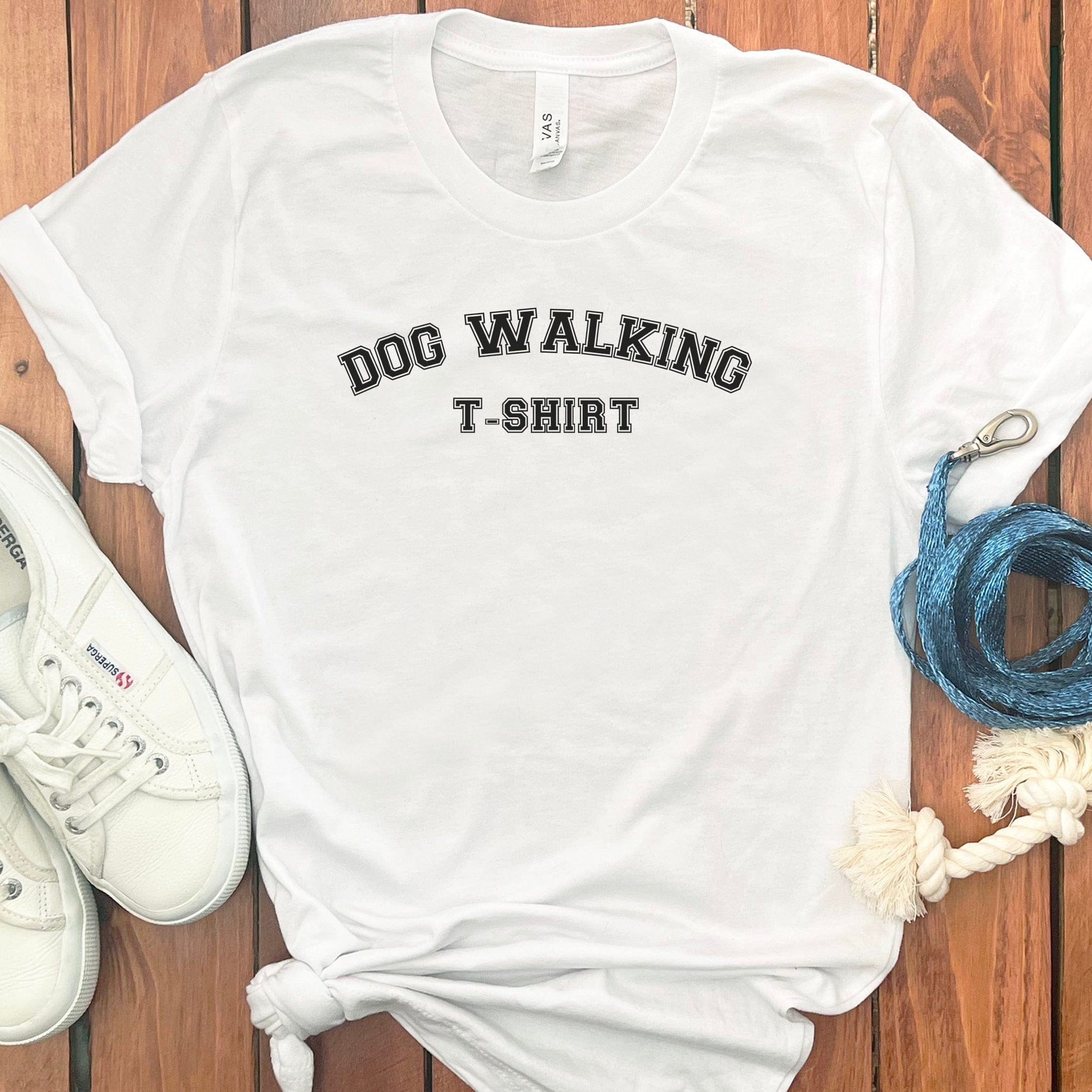 Dog Walking T-Shirt Casual Graphic Tee product
