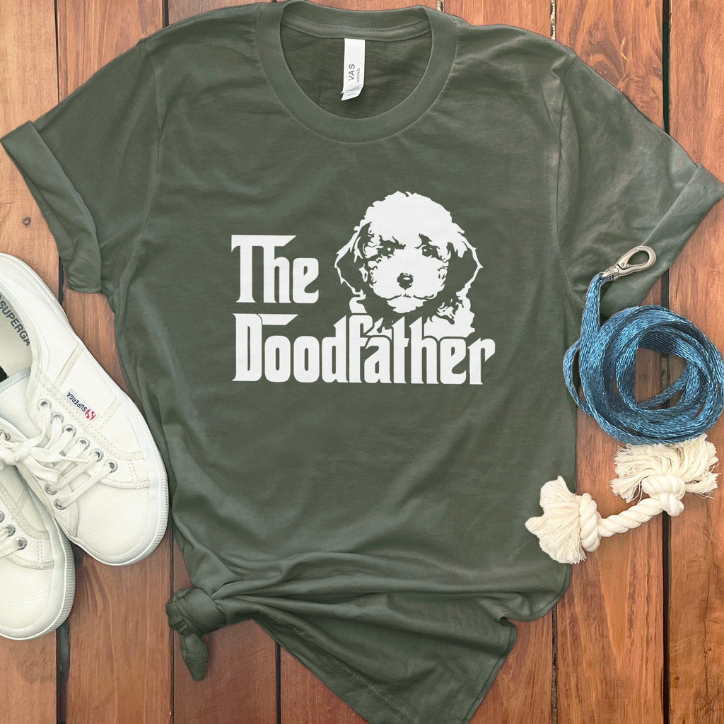 Doodfather T-Shirt in Military Green / S by Puppy Jo