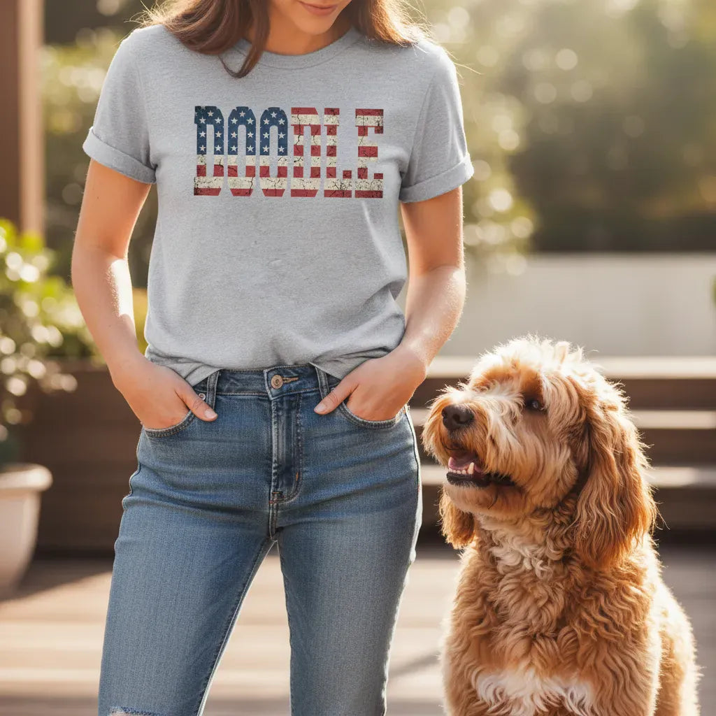 Doodle America T-Shirt in by Puppy Jo