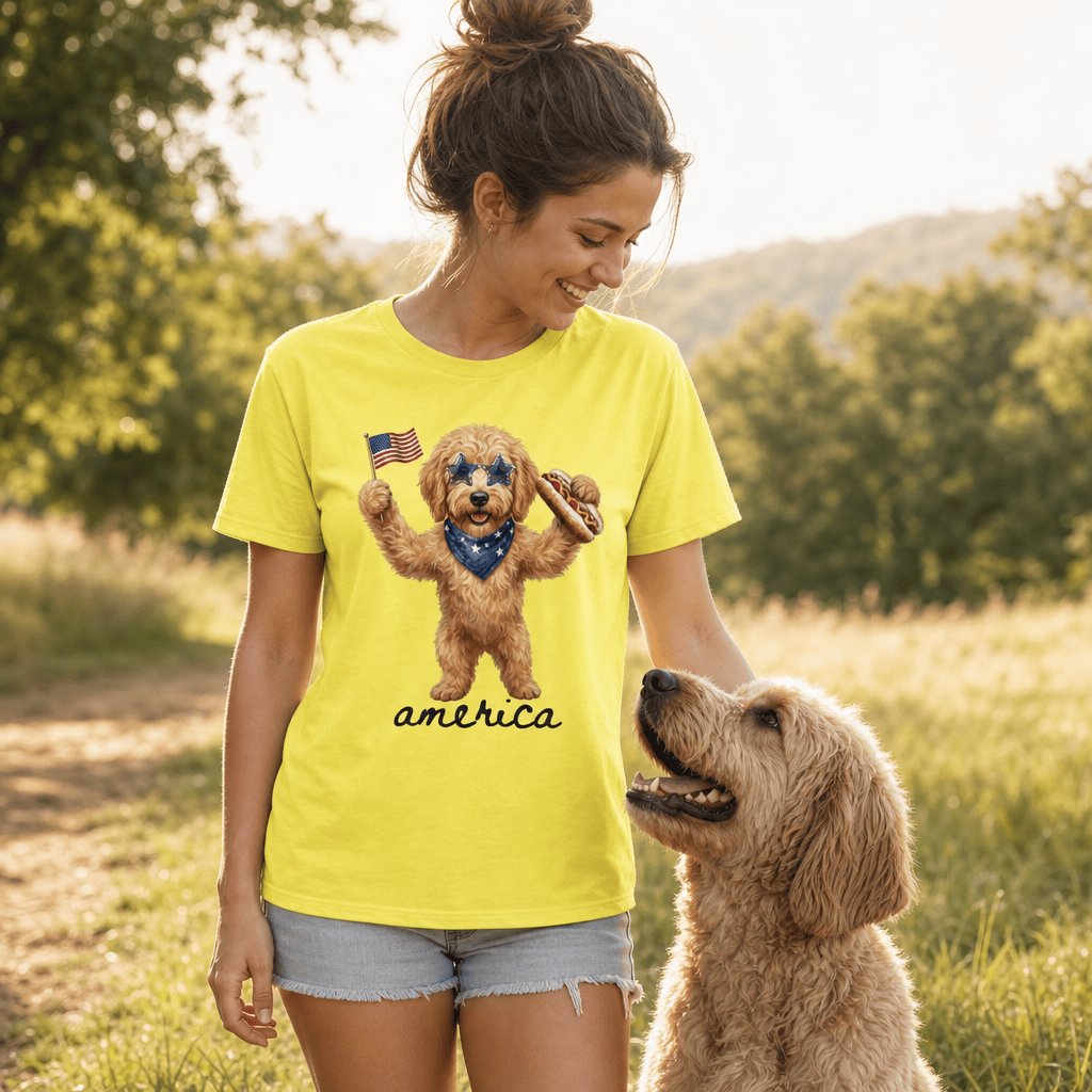 Doodle America T-Shirt in by Puppy Jo