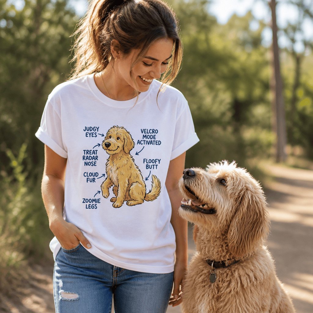 Doodle Anatomy T-Shirt in by Puppy Jo