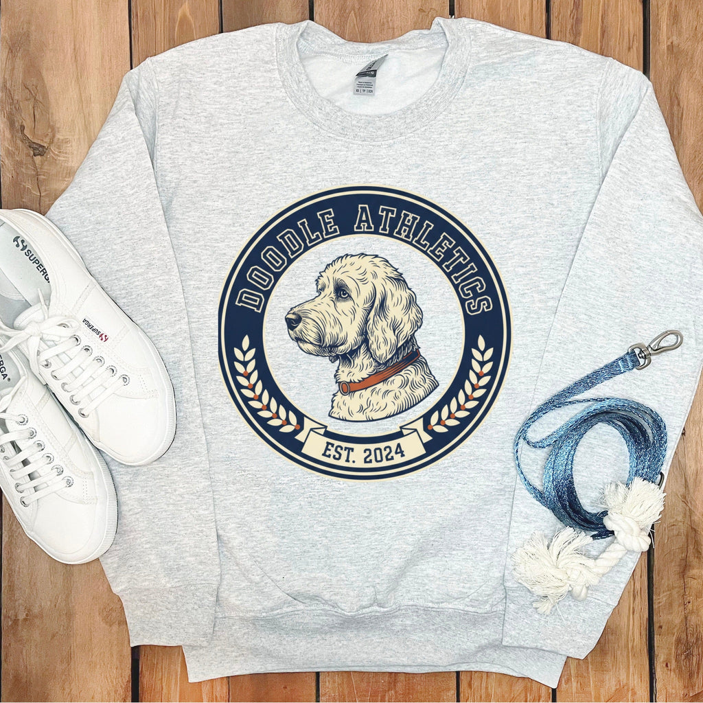 Doodle Athletics Sweatshirt in Ash / S by Puppy Jo