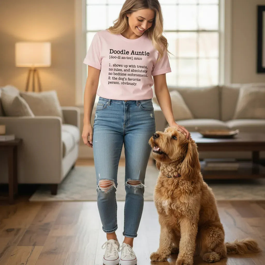 Doodle Auntie Dictionary T-Shirt in by Puppy Jo