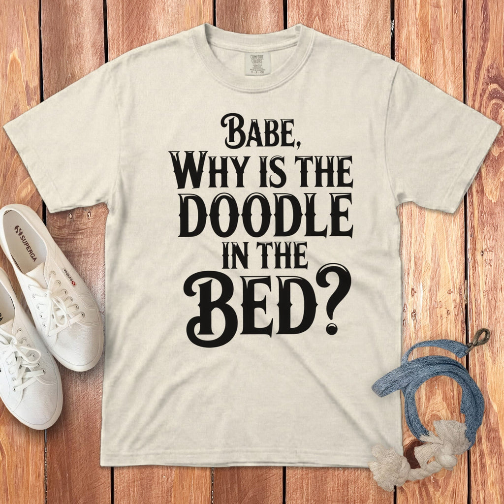 Doodle Bed Signature T-Shirt in Ivory / S by Puppy Jo
