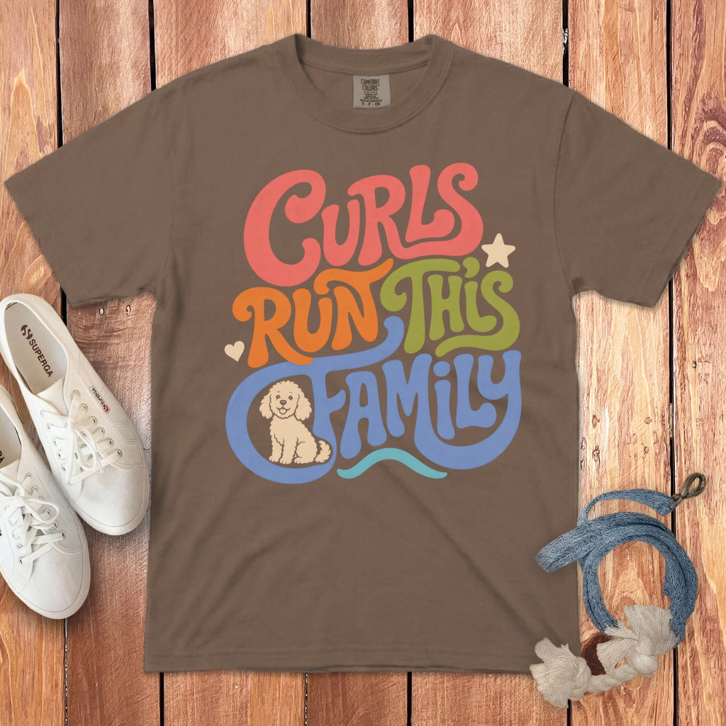 Doodle Curls Signature T-Shirt in Espresso / M by Puppy Jo