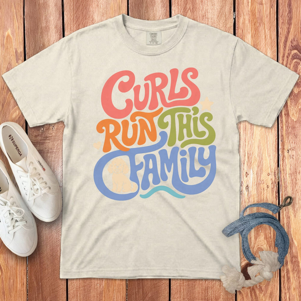 Doodle Curls Signature T-Shirt in Ivory / M by Puppy Jo