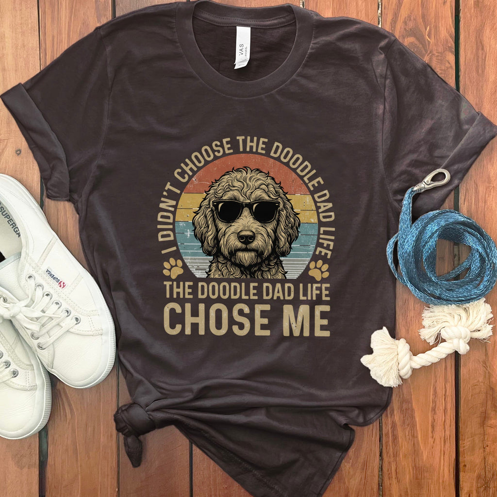 Doodle Dad Life T-Shirt in Brown / M by Puppy Jo