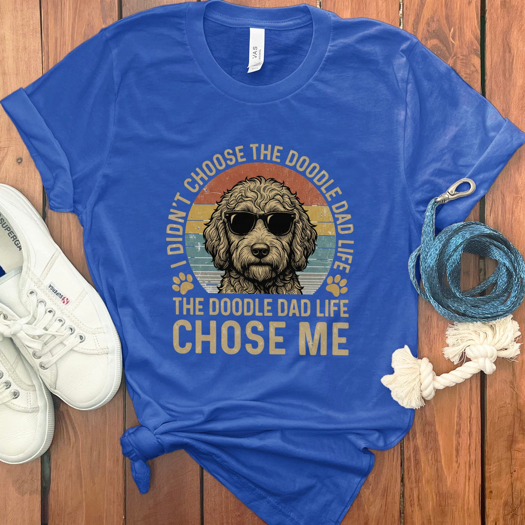 Doodle Dad Life T-Shirt in True Royal / M by Puppy Jo