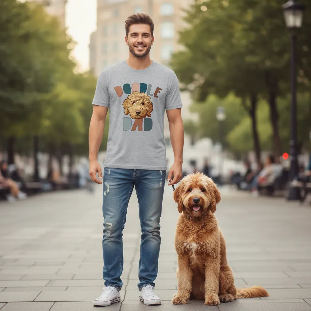 Doodle Dad Retro T-Shirt in by Puppy Jo