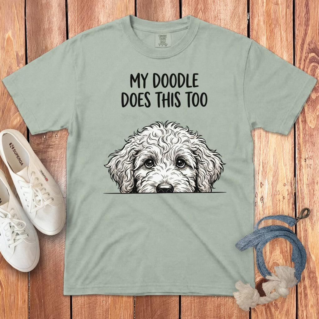 Doodle Does Signature T-Shirt in Bay / M by Puppy Jo