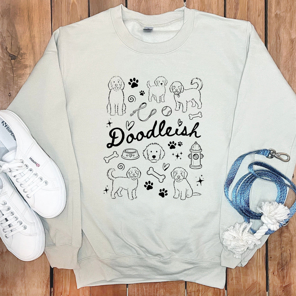 Doodle Dog Doodleish Sweatshirt in by Puppy Jo