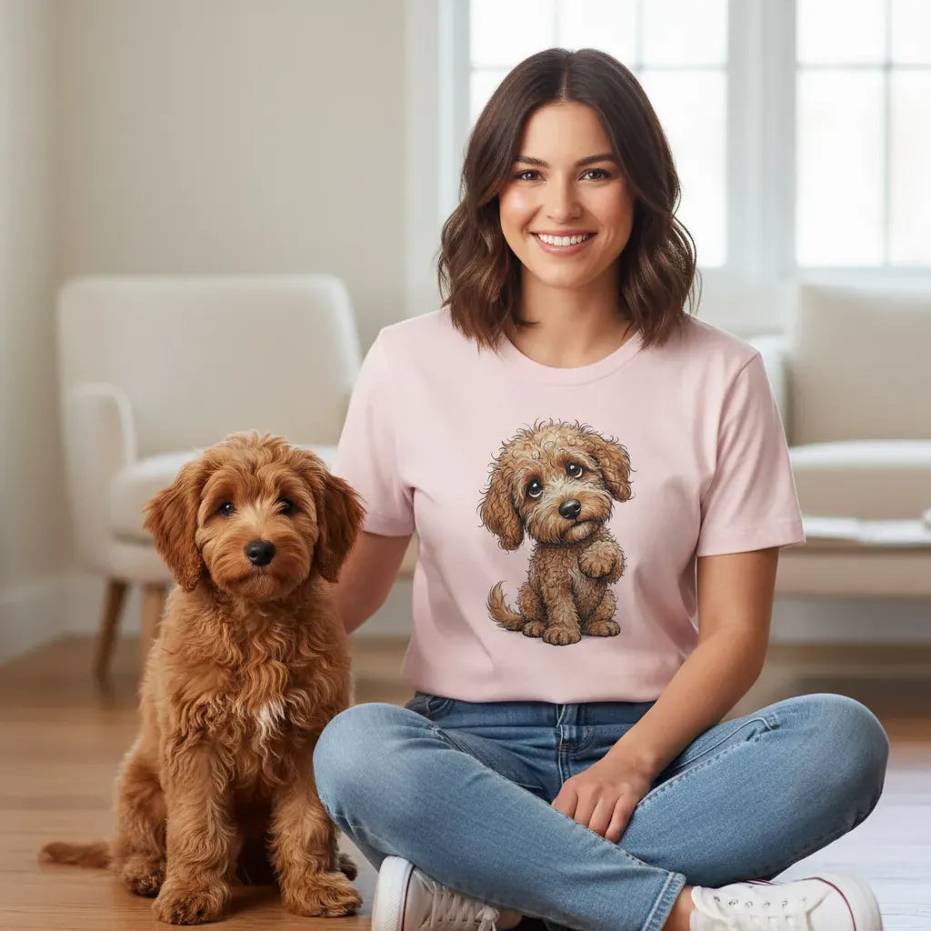 Doodle Eyes T-Shirt in by Puppy Jo