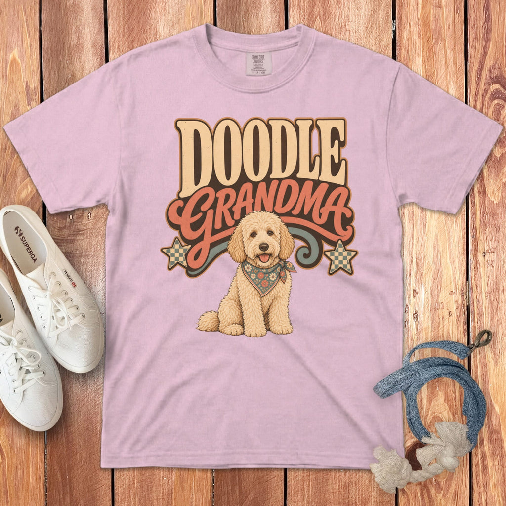 Doodle Grandma Signature T-Shirt in Blossom / S by Puppy Jo
