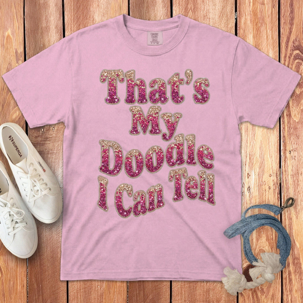 Doodle I Can Tell Signature T-Shirt in Blossom / S by Puppy Jo