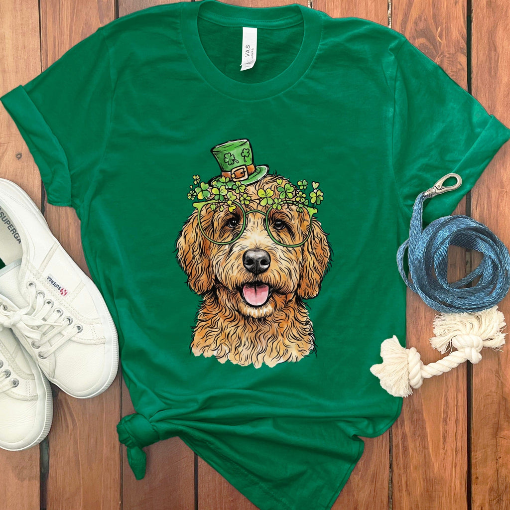 Doodle Irish T-Shirt in Kelly / S by Puppy Jo