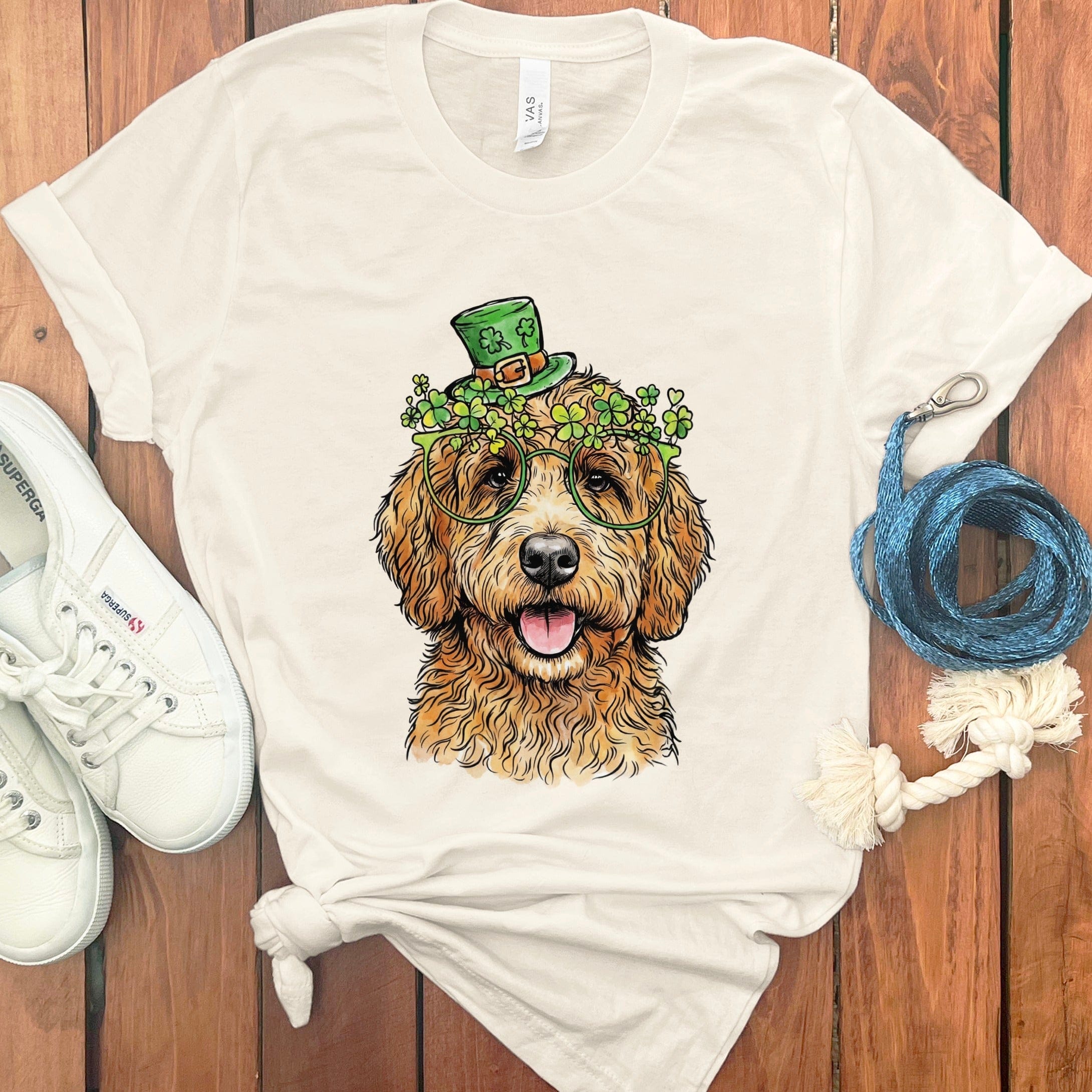 Doodle Irish T-Shirt in Natural / S by Puppy Jo