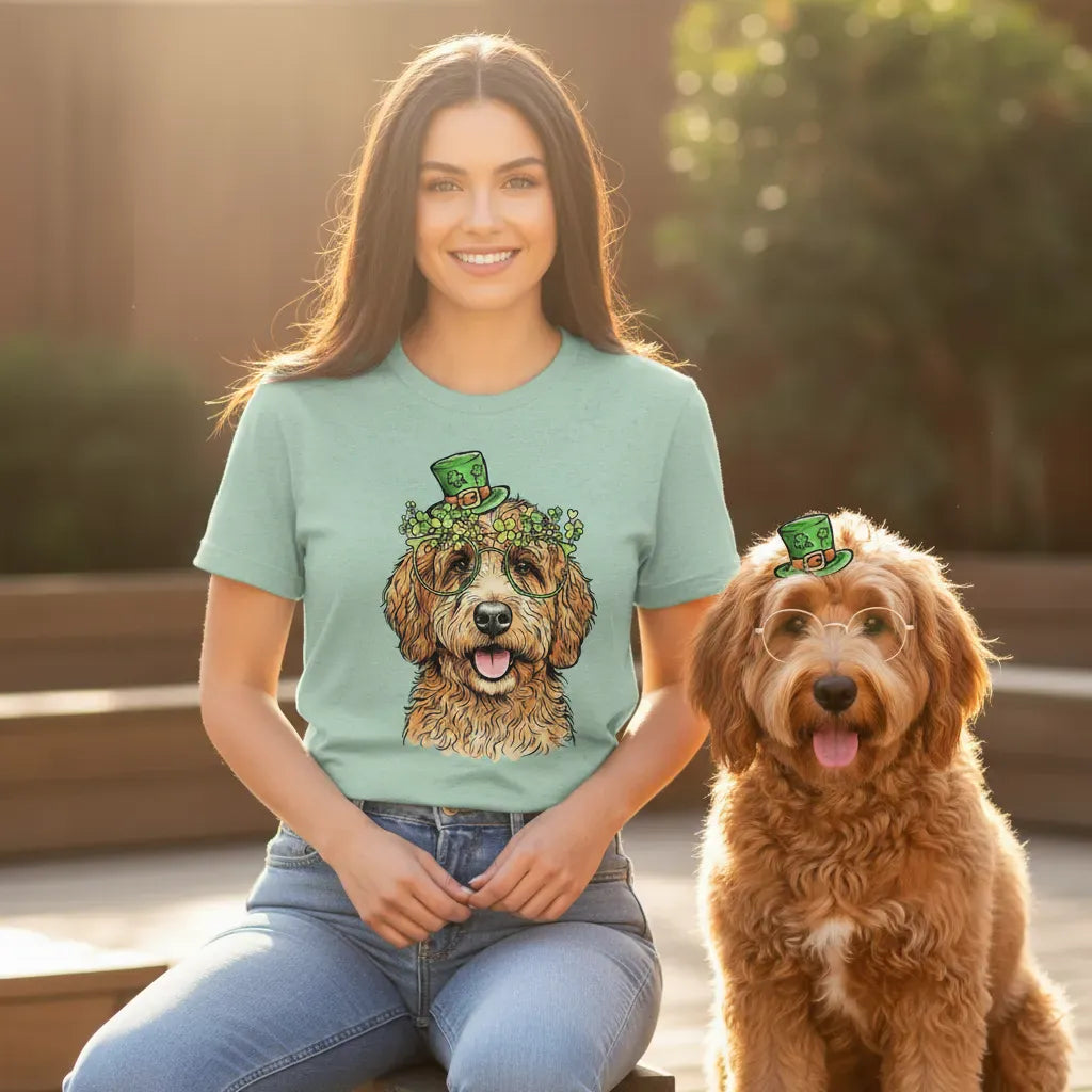 Doodle Irish T-Shirt in by Puppy Jo
