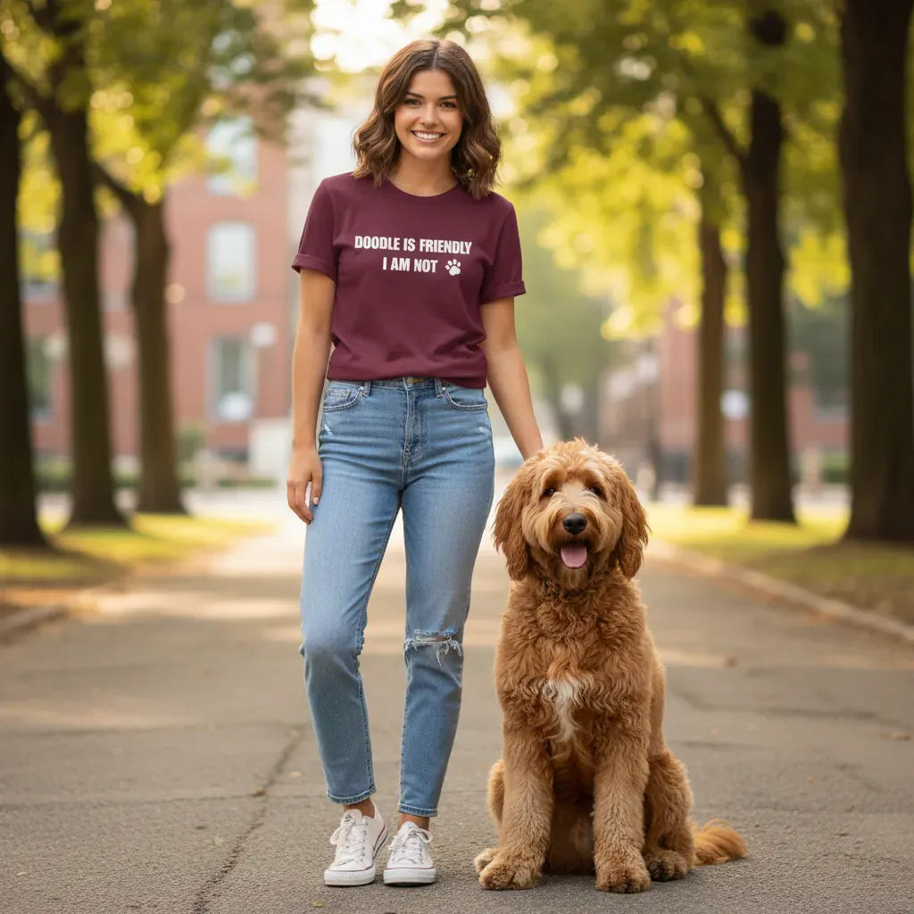 Doodle is Friendly T-Shirt in by Puppy Jo