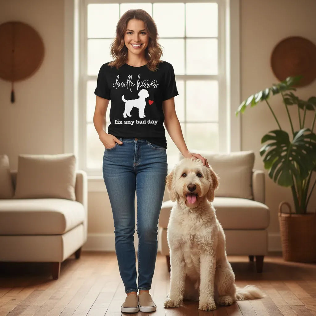 Doodle Kisses T-Shirt in by Puppy Jo