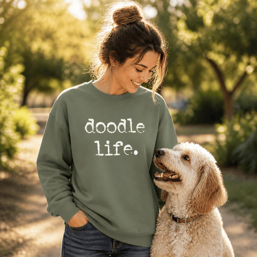 Doodle Life Sweatshirt in by Puppy Jo