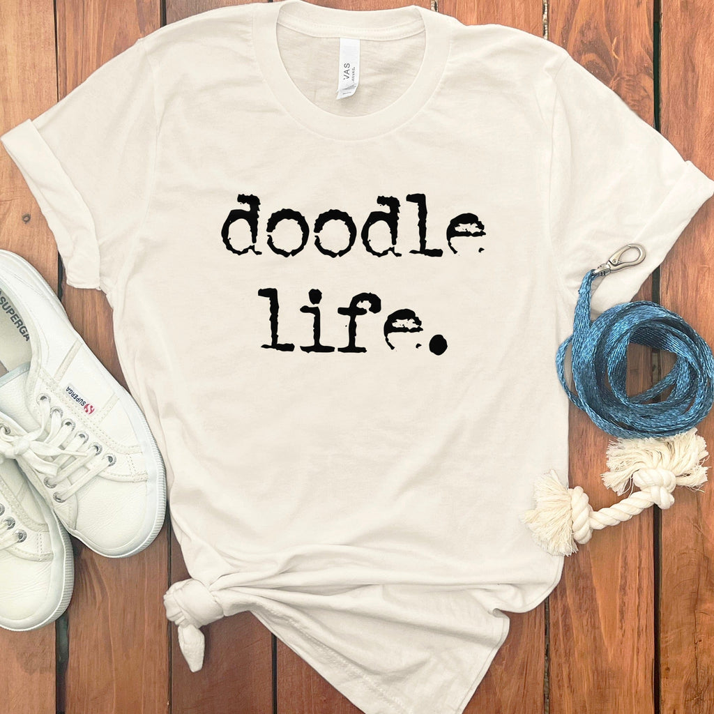 Doodle Life T-Shirt in Natural / S by Puppy Jo