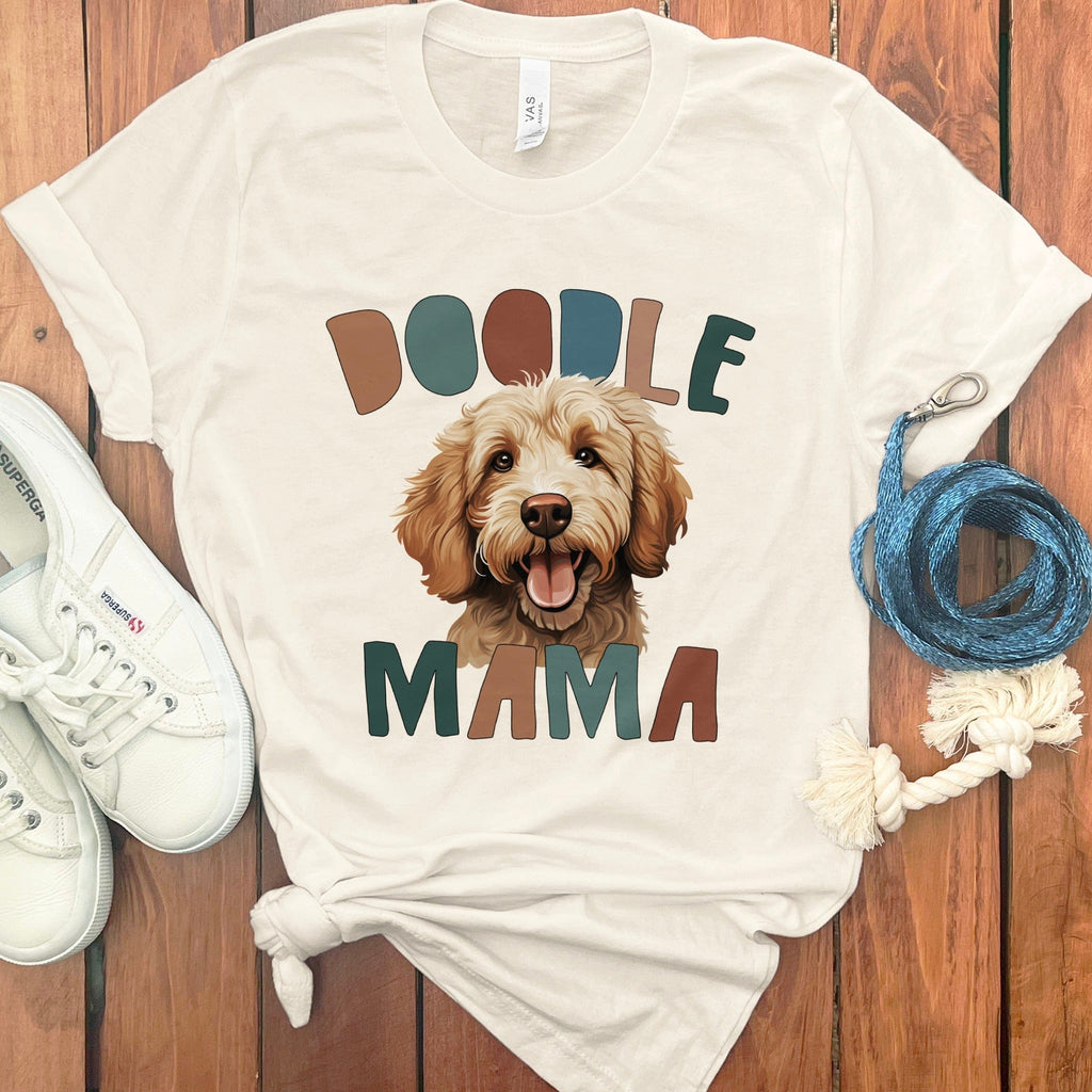 Doodle Mama Color T-Shirt in Natural / S by Puppy Jo