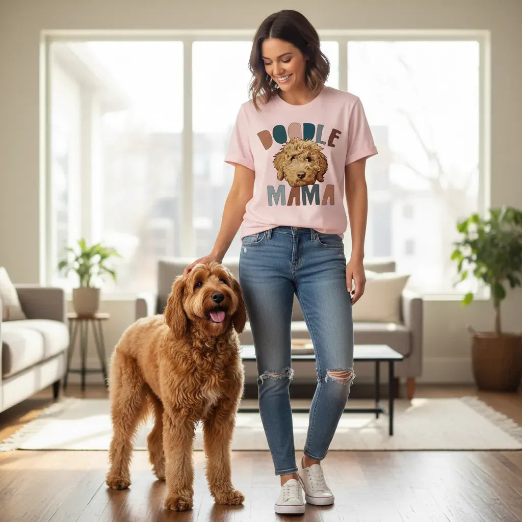 Doodle Mama Retro T-Shirt in by Puppy Jo
