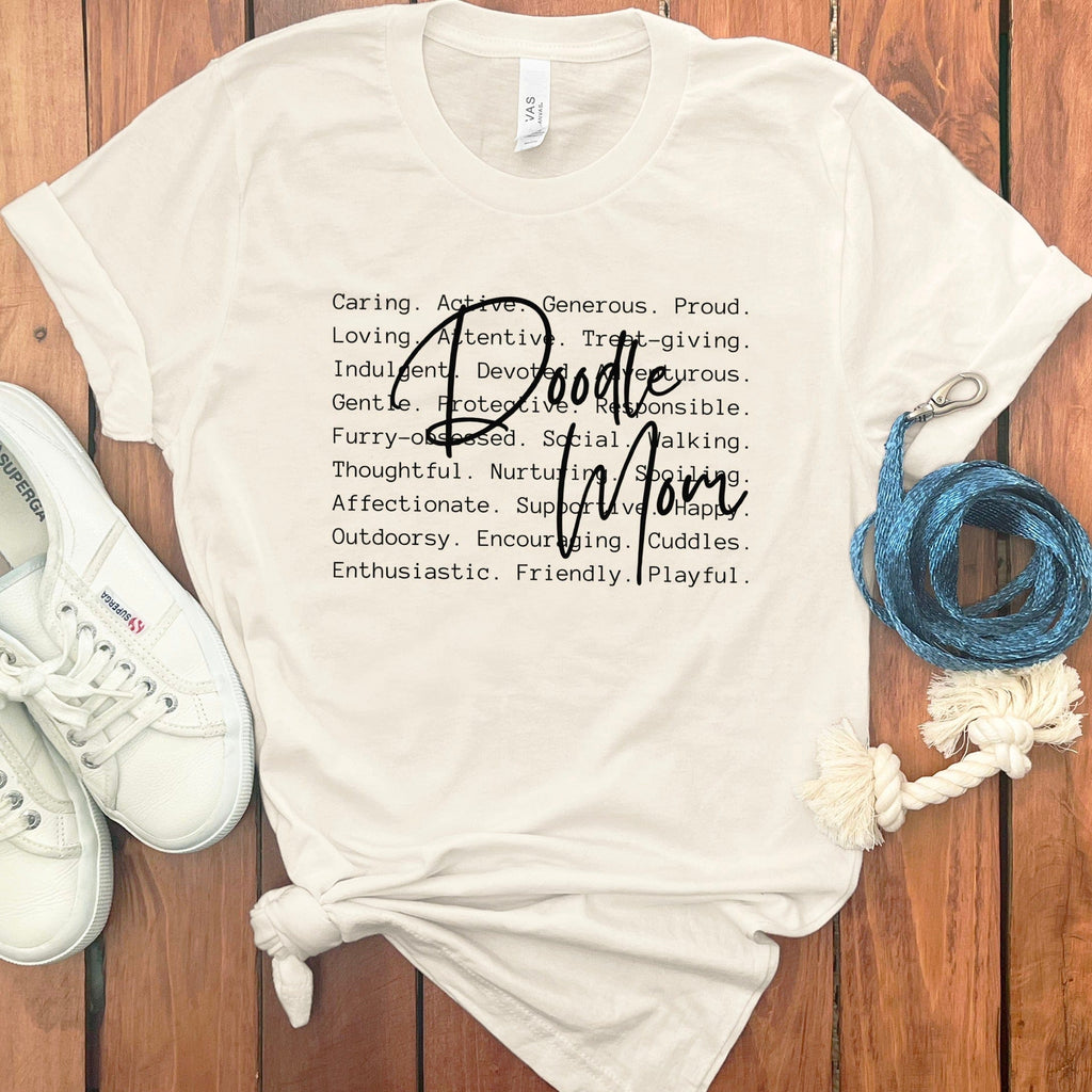 Doodle Mom Meaning T-Shirt in Natural / S by Puppy Jo