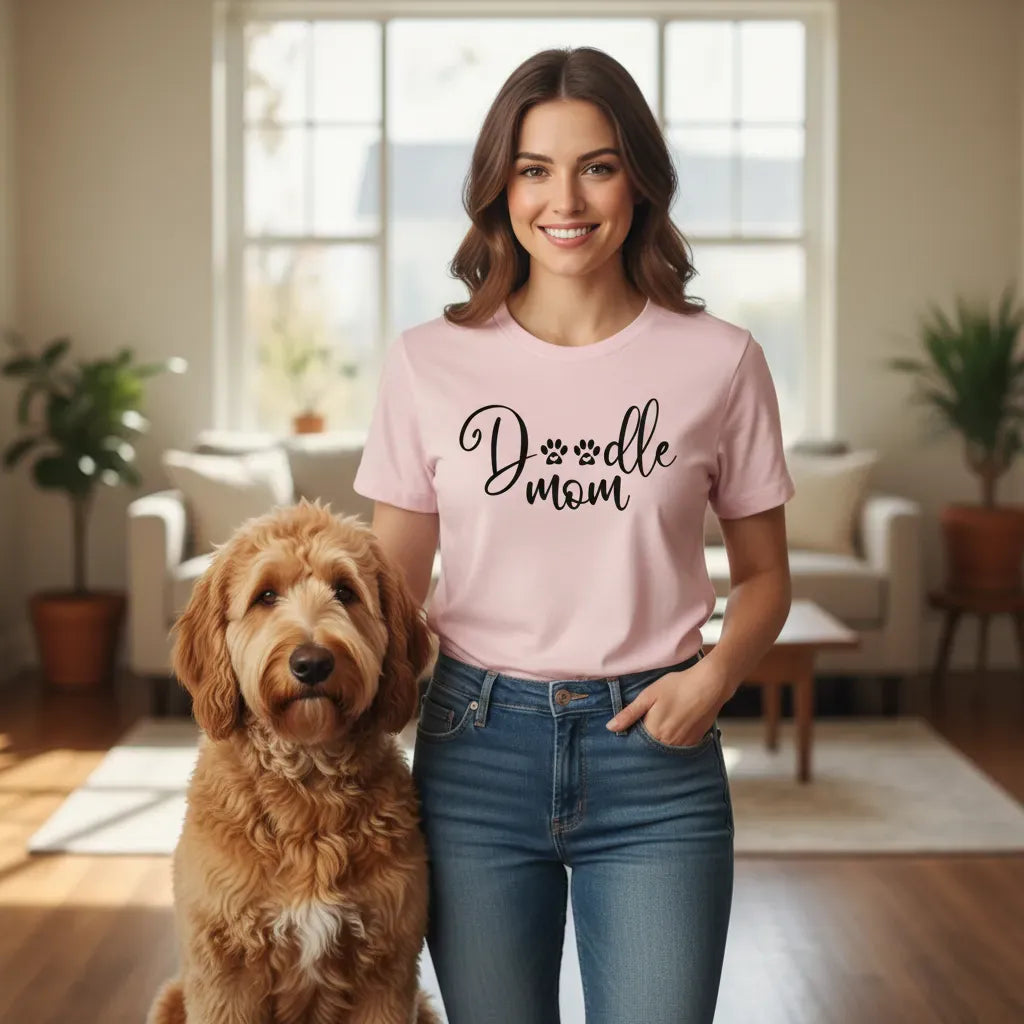 Doodle Mom Paw T-Shirt in by Puppy Jo