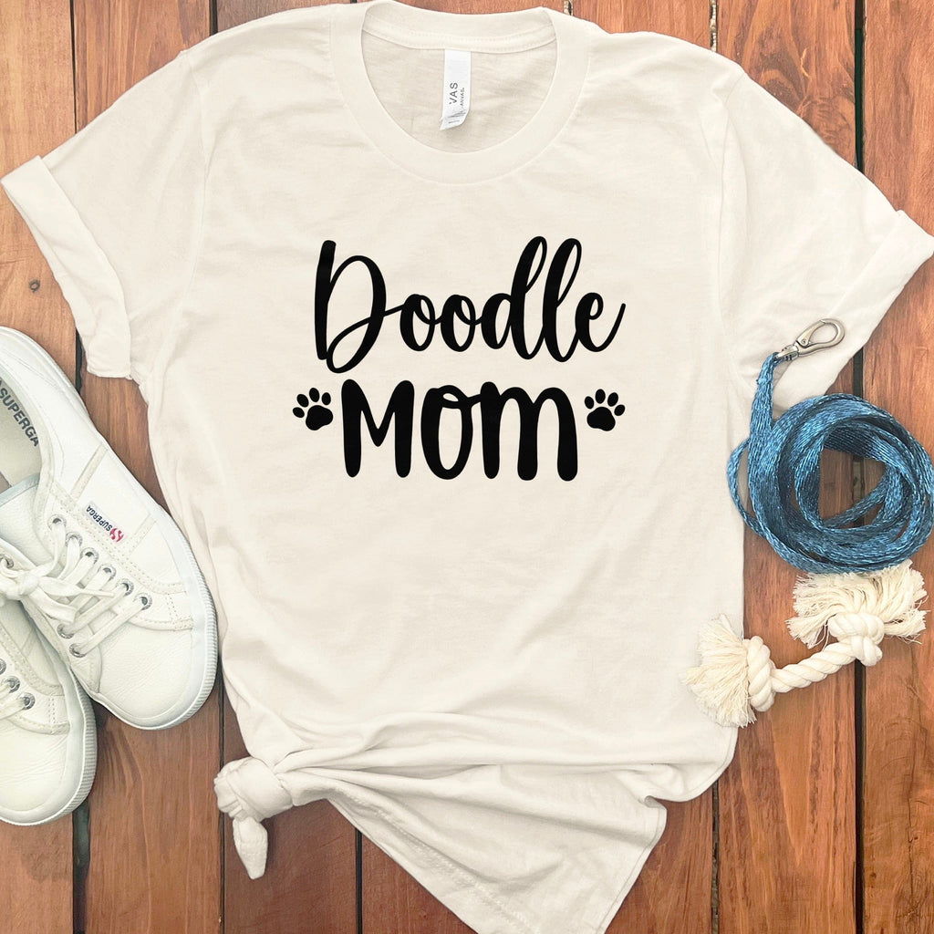 Doodle Mom T-Shirt in Natural / S by Puppy Jo