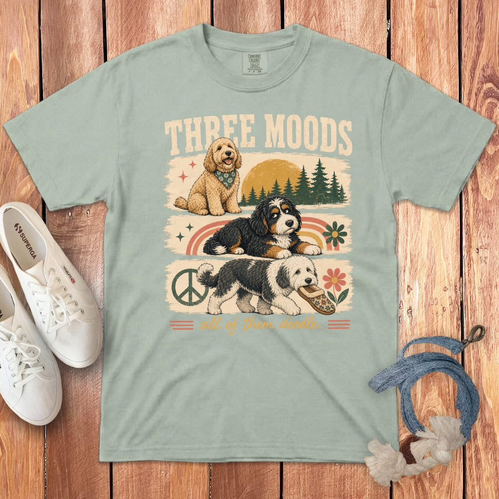Doodle Moods Signature T-Shirt in Bay / S by Puppy Jo