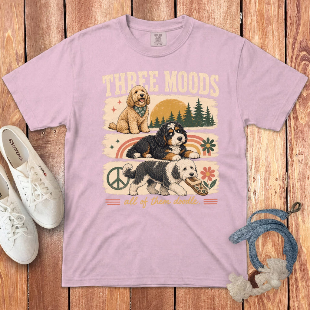 Doodle Moods Signature T-Shirt in Blossom / S by Puppy Jo