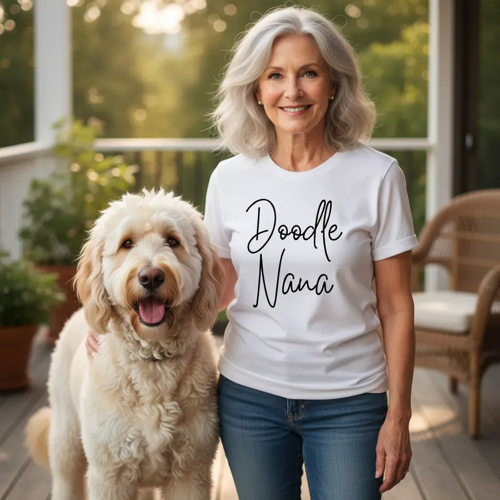 Doodle Nana Script T-Shirt in by Puppy Jo
