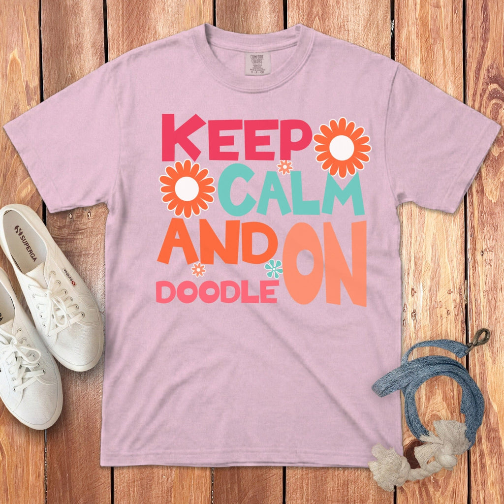Doodle On Signature T-Shirt in Blossom / S by Puppy Jo
