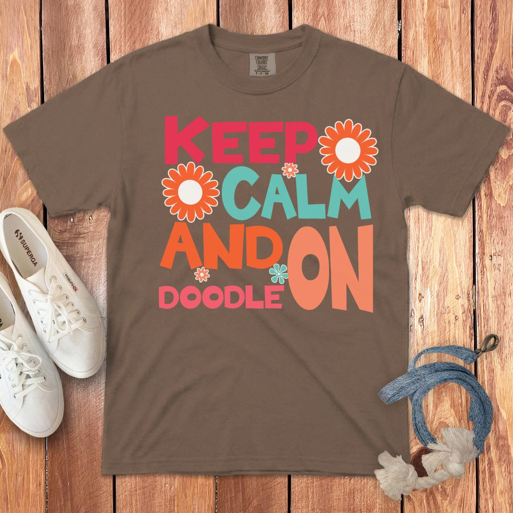 Doodle On Signature T-Shirt in Espresso / S by Puppy Jo
