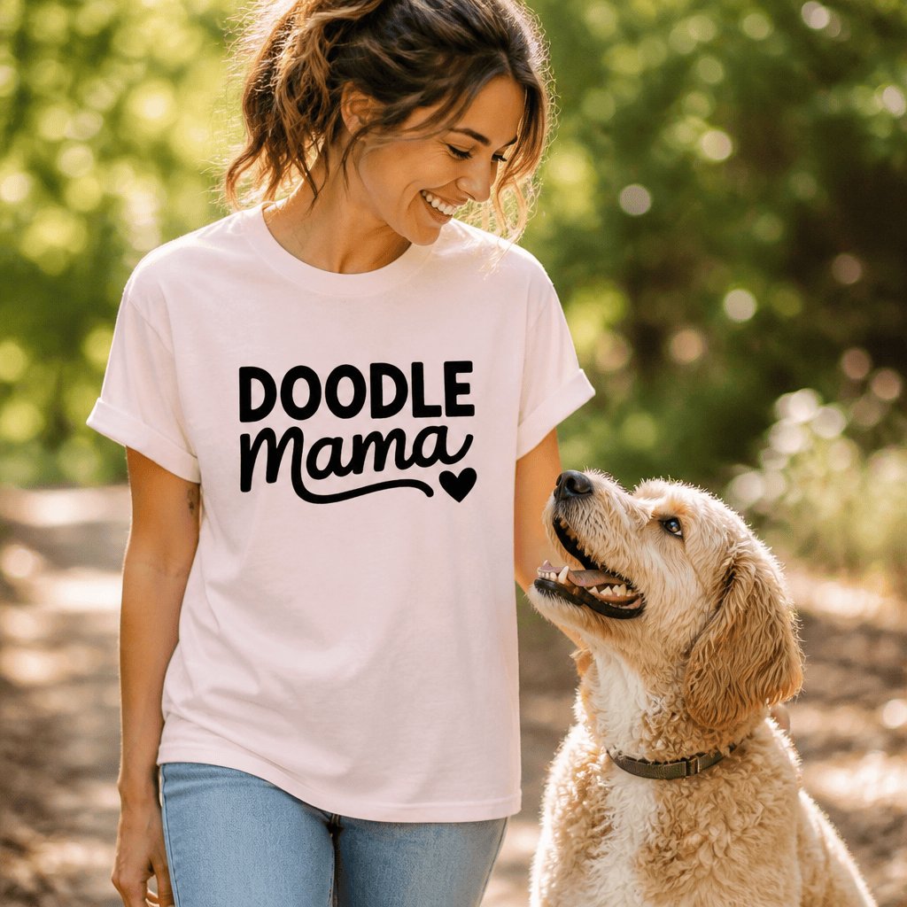 Doodle Script Mama T-Shirt in by Puppy Jo