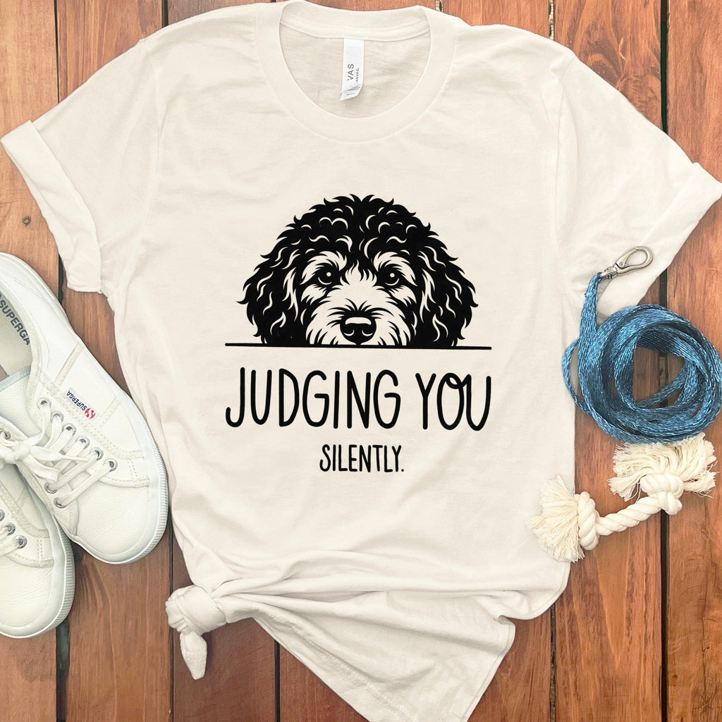 Doodle Silently T-Shirt in Natural / M by Puppy Jo