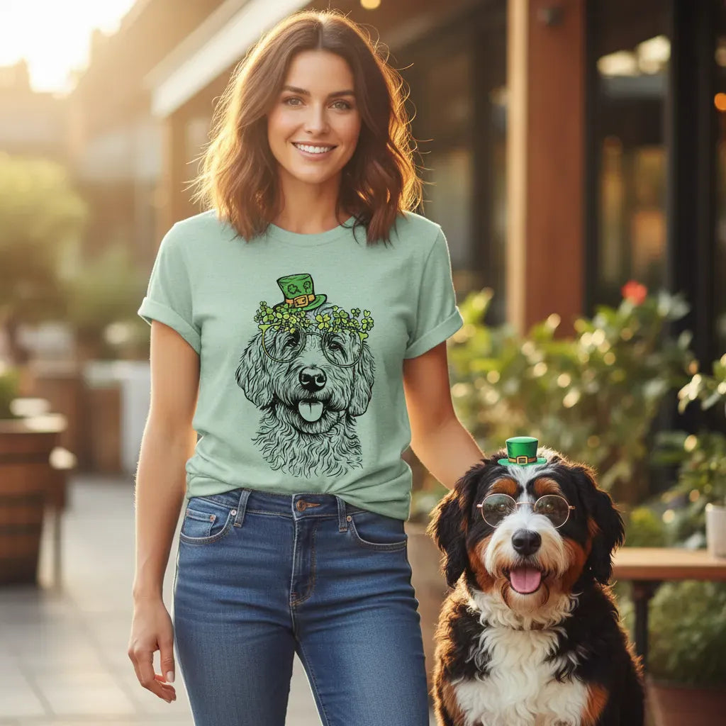 Doodle Sketch Irish T-Shirt in by Puppy Jo