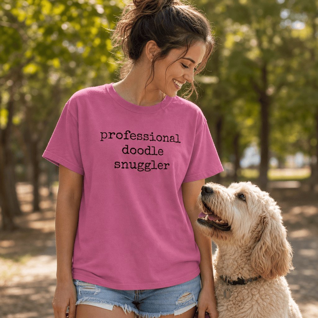 Doodle Snuggler Signature T-Shirt in by Puppy Jo