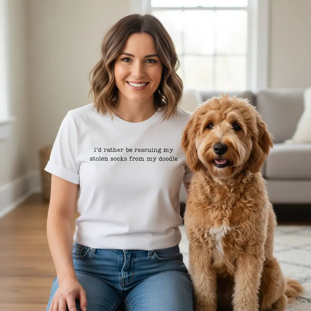 Doodle Socks T-Shirt in by Puppy Jo