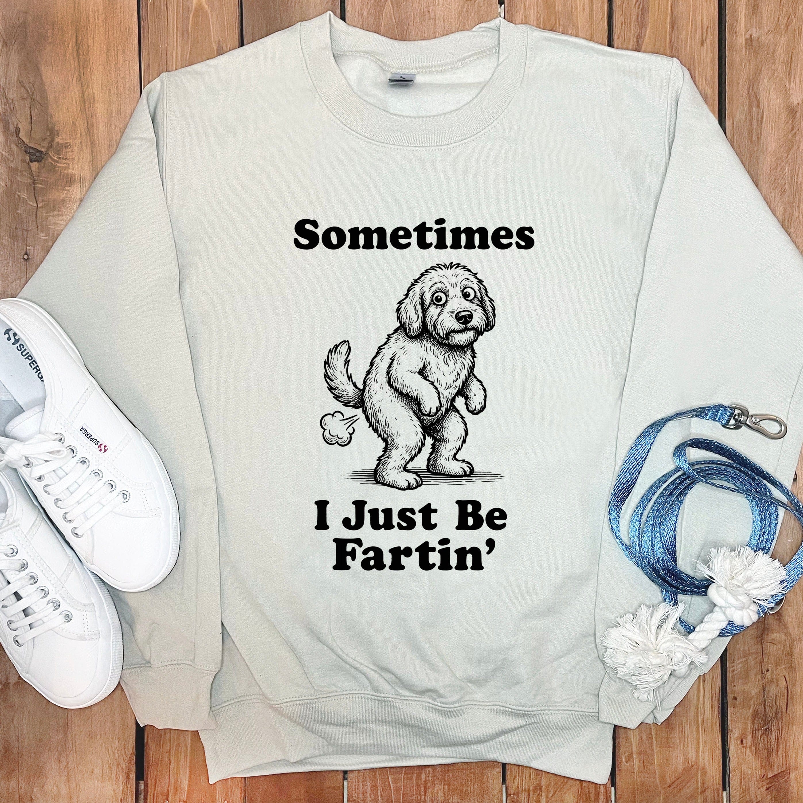 Doodle Sometimes Sweatshirt in by Puppy Jo