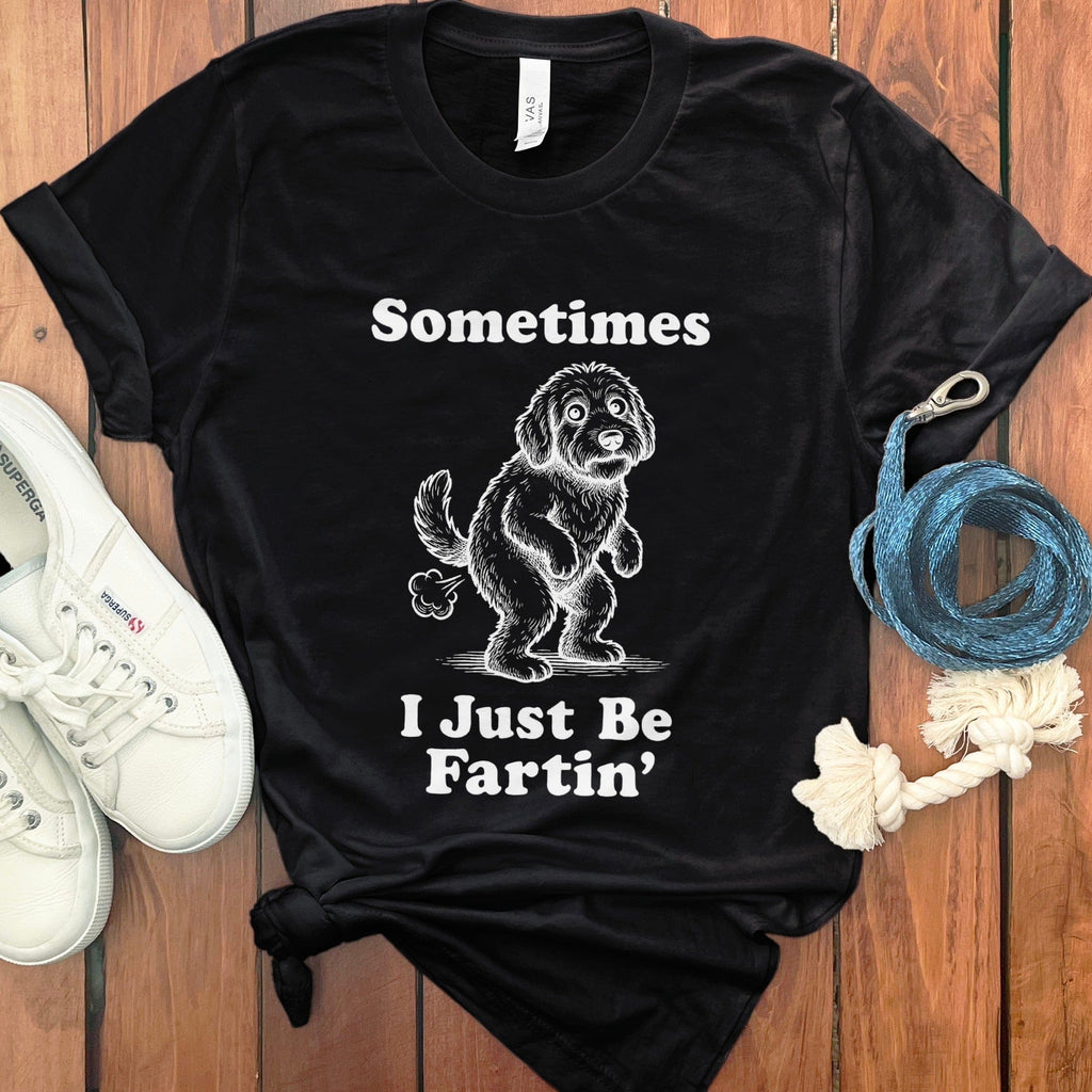 Doodle Sometimes T-Shirt in Black / S by Puppy Jo