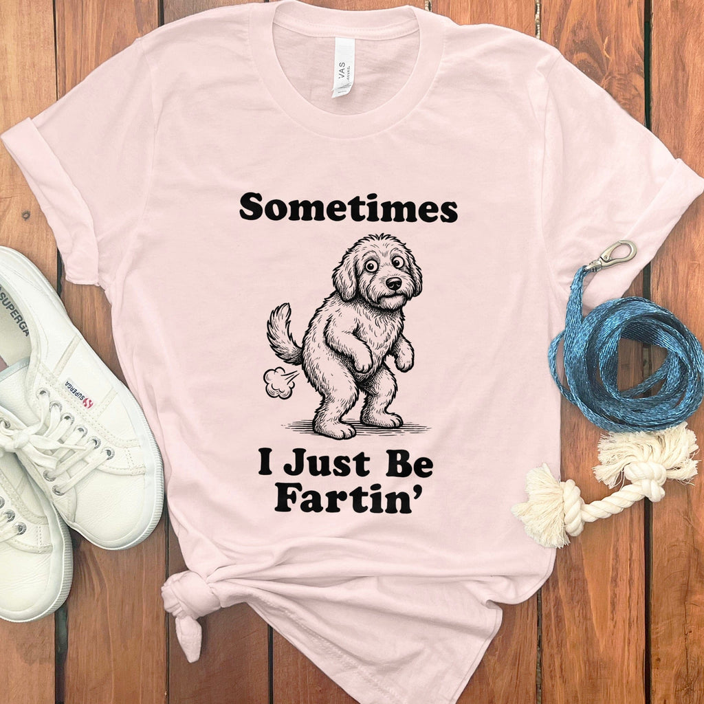Doodle Sometimes T-Shirt in Soft Pink / S by Puppy Jo