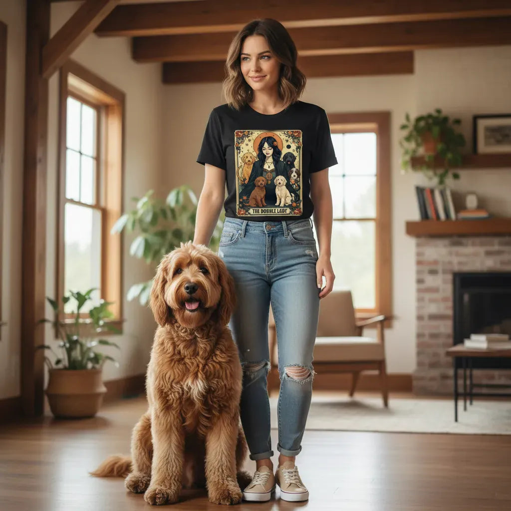 Doodle Tarot Card T-Shirt in by Puppy Jo