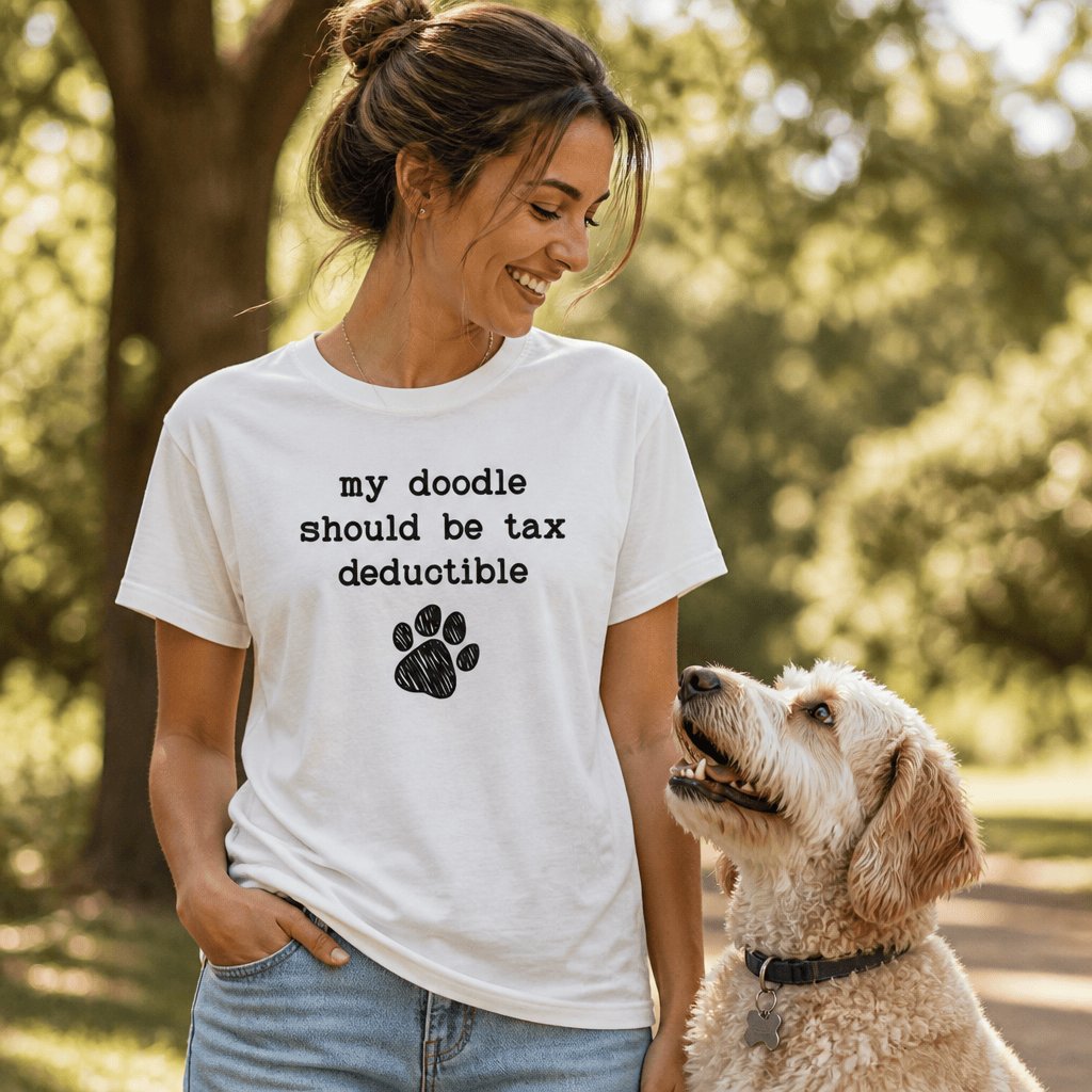 Doodle Tax Signature T-Shirt in by Puppy Jo